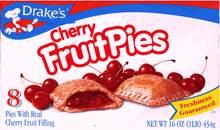 drakes cakes cherry fruit pies